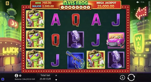 Elvis Frog in Vegas
